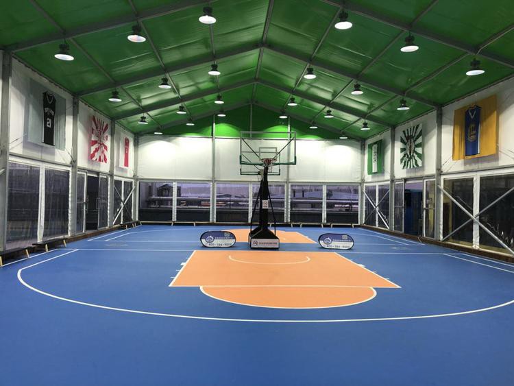 篮球篷房可多次重复使用，寿命长久