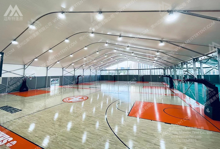 弧形篷房篮球馆