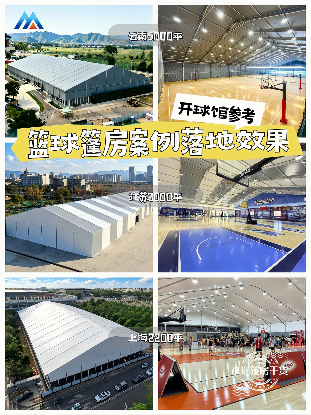 铝合金体育篮球篷房3大案例效果+篷房材质，价格，审批，使用寿命，搭建工期，算不算违建一文讲清。